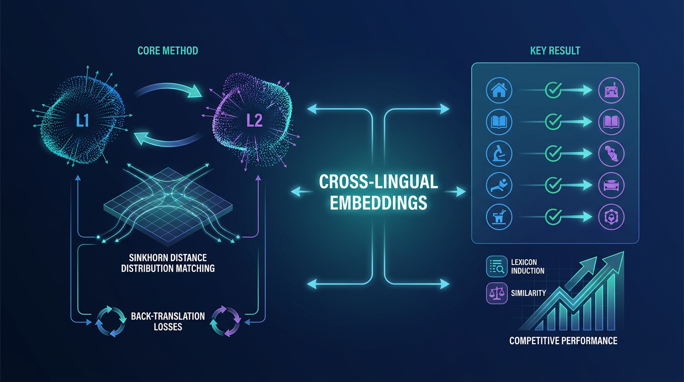 Cross-lingual embedding thumbnail